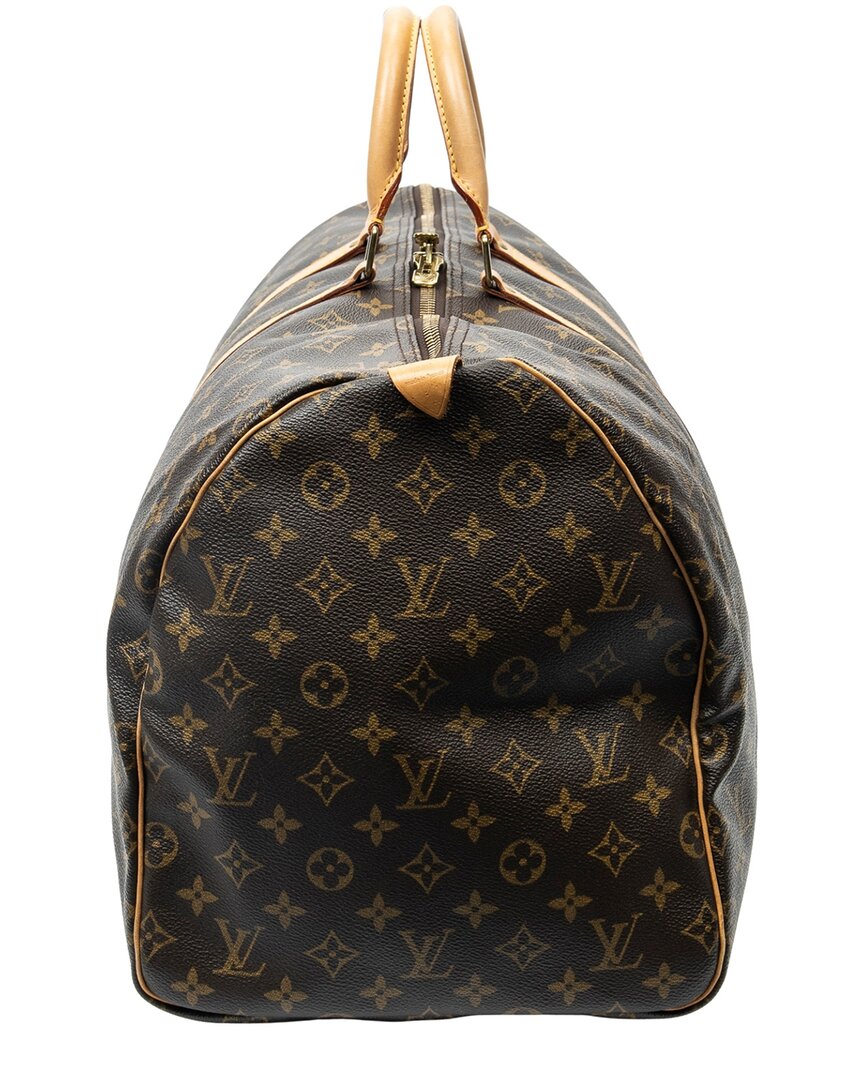 Louis Vuitton Louis Vuitton Brown Monogram Canvas Keepall 55 (Authentic Pre-Loved)