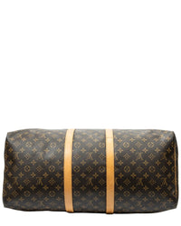 Louis Vuitton Louis Vuitton Brown Monogram Canvas Keepall 55 (Authentic Pre-Loved)