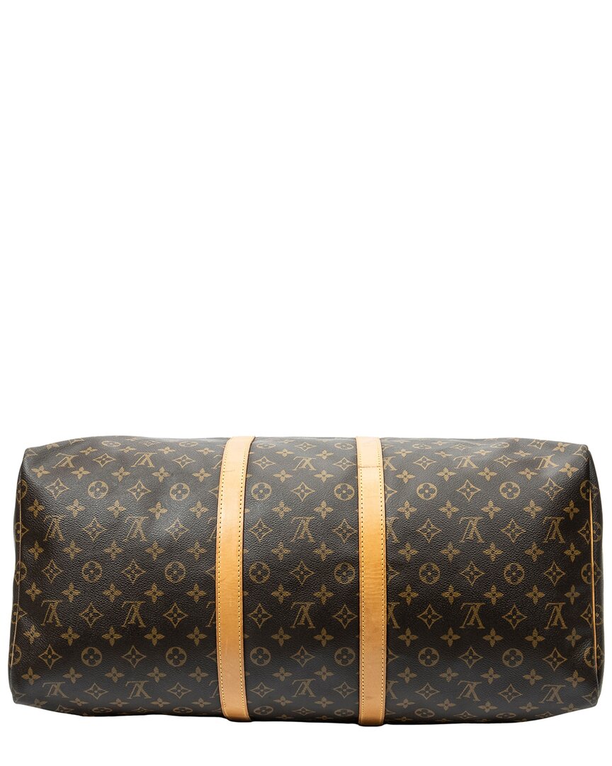 Louis Vuitton Louis Vuitton Brown Monogram Canvas Keepall 55 (Authentic Pre-Loved)