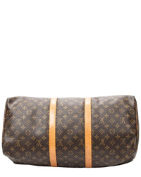 Louis Vuitton Louis Vuitton Brown Monogram Canvas Keepall 50 (Authentic Pre-Loved)