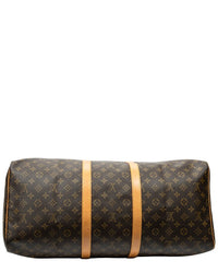Louis Vuitton Louis Vuitton Brown Monogram Canvas Keepall 55 (Authentic Pre-Loved)
