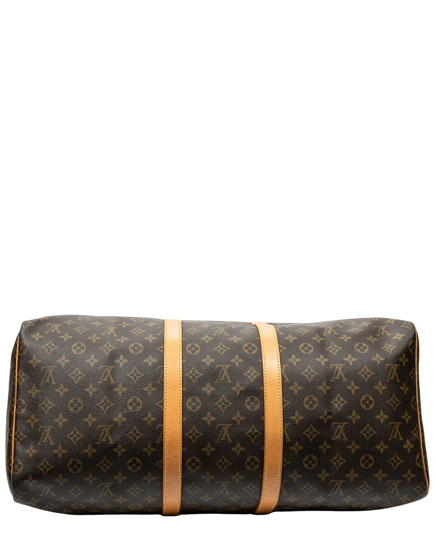 Louis Vuitton Louis Vuitton Brown Monogram Canvas Keepall 55 (Authentic Pre-Loved)