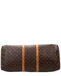 Louis Vuitton Louis Vuitton Brown Monogram Canvas Keepall 60 (Authentic Pre-Loved)