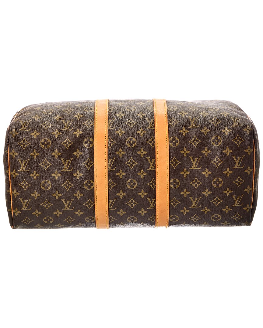 Louis Vuitton Louis Vuitton Brown Monogram Canvas Keepall 45 Mss (Authentic Pre-Loved)