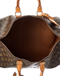 Louis Vuitton Louis Vuitton Brown Monogram Canvas Keepall 45 Mss (Authentic Pre-Loved)