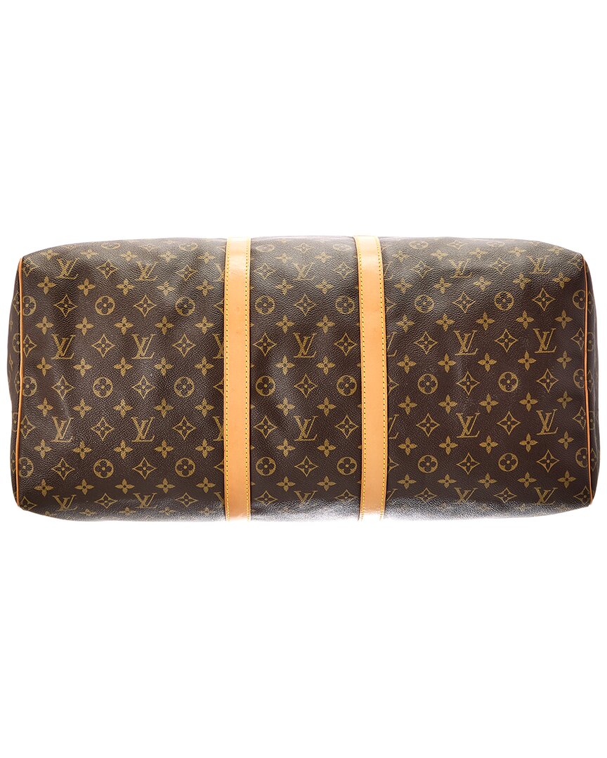 Louis Vuitton Louis Vuitton Brown Monogram Canvas Keepall 55 (Authentic Pre-Loved)