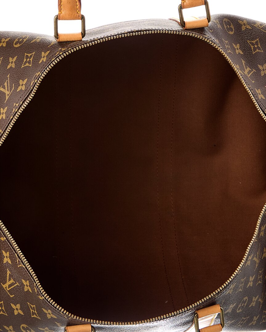Louis Vuitton Louis Vuitton Brown Monogram Canvas Keepall 55 (Authentic Pre-Loved)