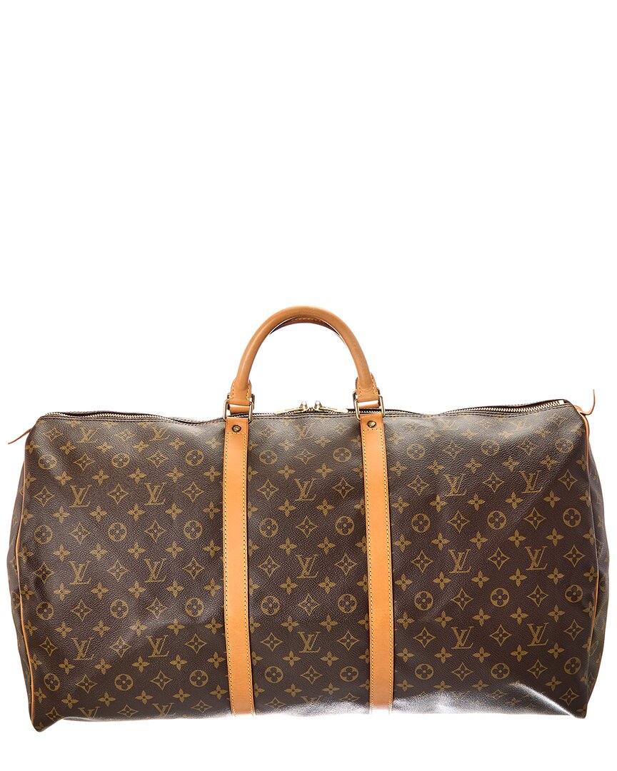 Louis Vuitton Louis Vuitton Brown Monogram Canvas Keepall 60 (Authentic Pre-Loved)