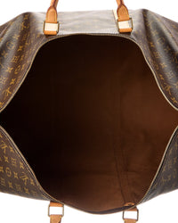 Louis Vuitton Louis Vuitton Brown Monogram Canvas Keepall 60 (Authentic Pre-Loved)