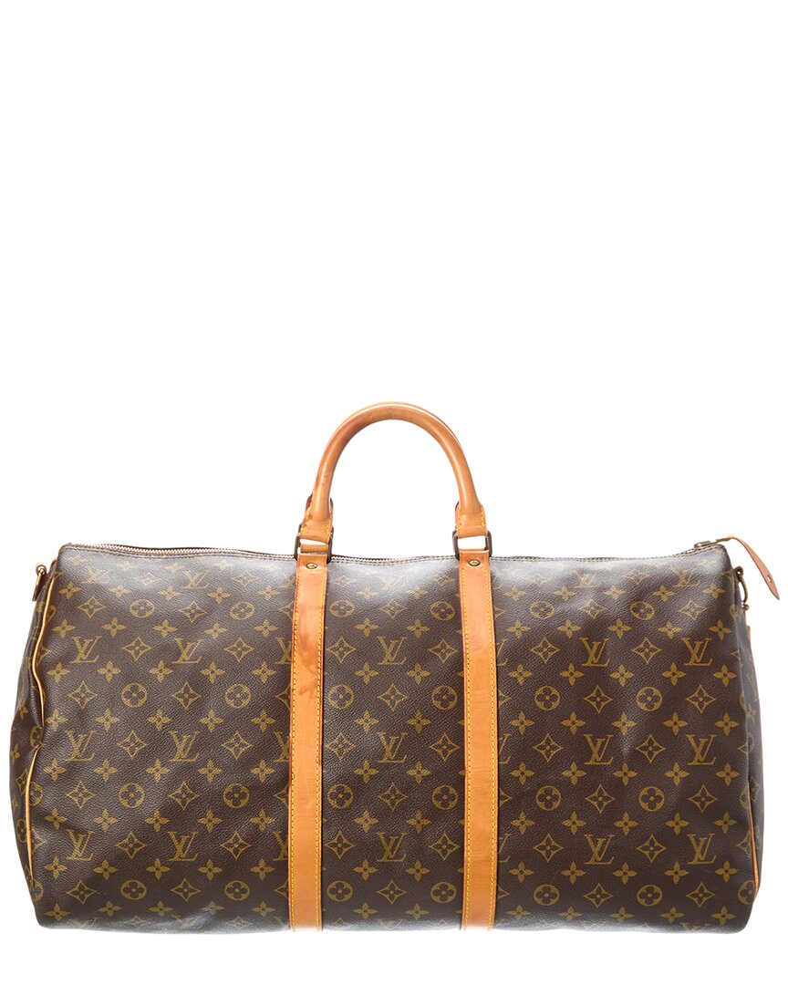 Louis Vuitton Louis Vuitton Brown Monogram Canvas Keepall 55 (Authentic Pre-Loved)