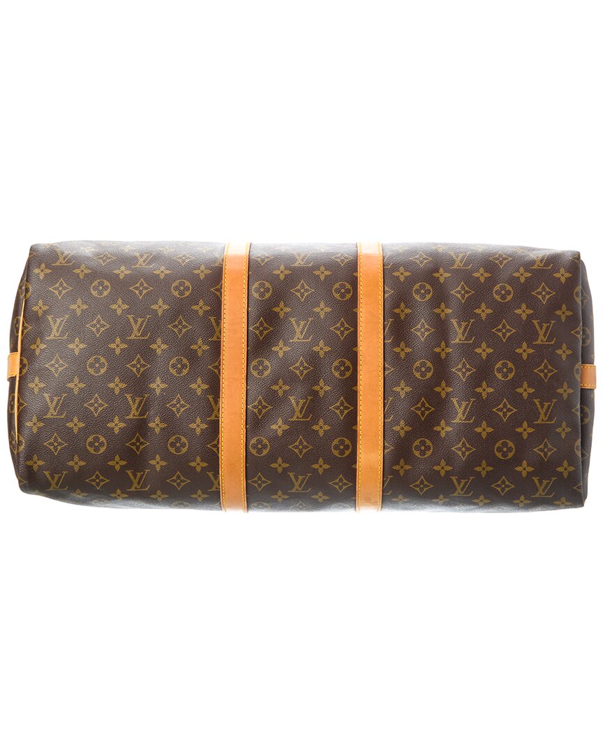 Louis Vuitton Louis Vuitton Brown Monogram Canvas Keepall 55 (Authentic Pre-Loved)
