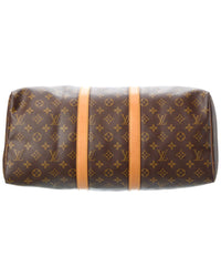 Louis Vuitton Louis Vuitton Brown Monogram Canvas Keepall 45 (Authentic Pre-Loved)