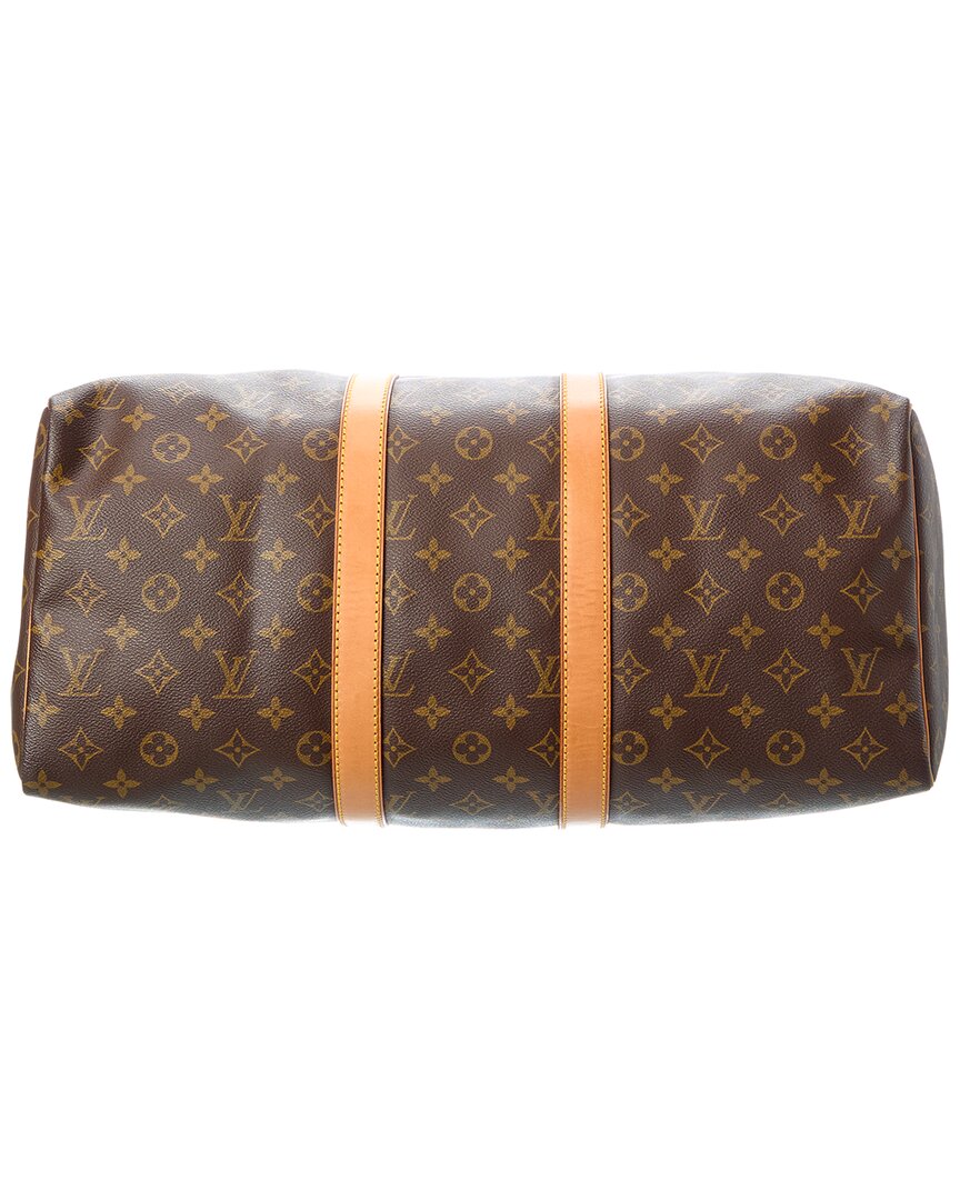 Louis Vuitton Louis Vuitton Brown Monogram Canvas Keepall 45 (Authentic Pre-Loved)