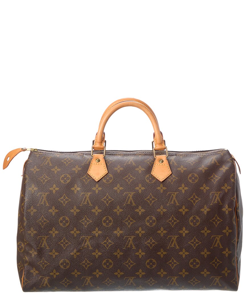 Louis Vuitton Louis Vuitton Brown Monogram Canvas Speedy 40 (Authentic Pre-Loved)