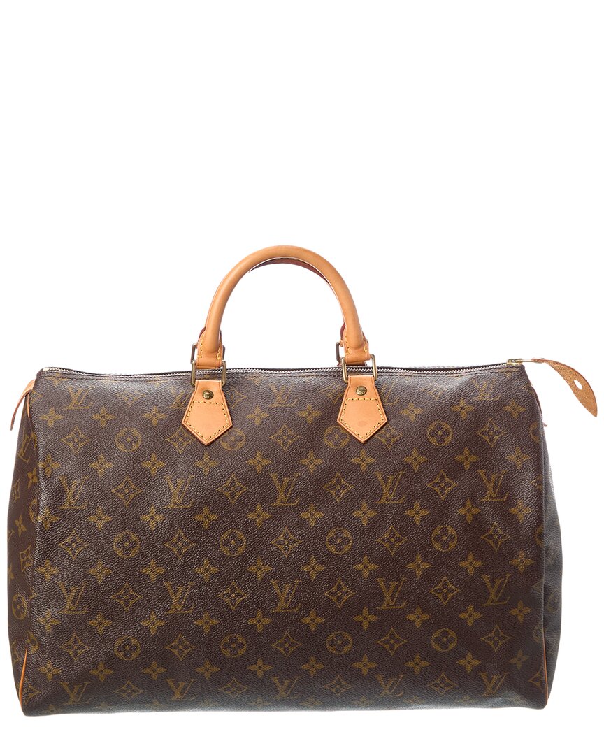 Louis Vuitton Louis Vuitton Brown Monogram Canvas Speedy 40 (Authentic Pre-Loved)