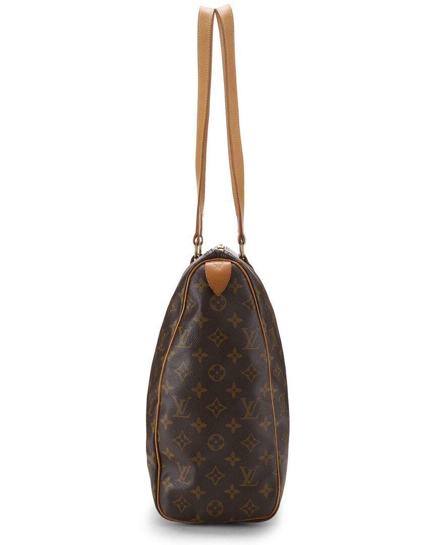 Louis Vuitton Louis Vuitton Brown Monogram Coated Canvas & Vachetta Leather Sac Flanerie 45