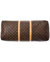 Pre-Owned Louis Vuitton Brown Monogram Canvas Keepall 60 (Authentic Pre-Loved)