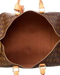 Louis Vuitton Louis Vuitton Brown Monogram Canvas Keepall (Authentic Pre-Loved)