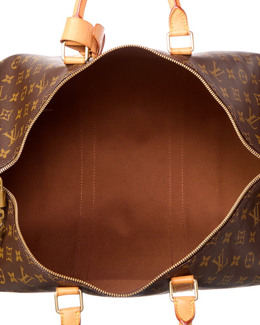 Louis Vuitton Louis Vuitton Brown Monogram Canvas Keepall (Authentic Pre-Loved)