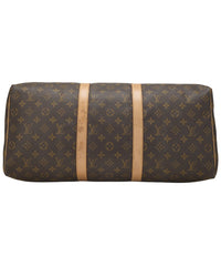 Louis Vuitton Louis Vuitton Brown Monogram Coated Canvas Keepall 50 (Authentic Pre-Loved)