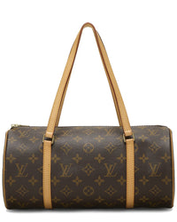 Louis Vuitton Louis Vuitton Brown Monogram Coated Canvas Papillon With Mini 30 (Authentic