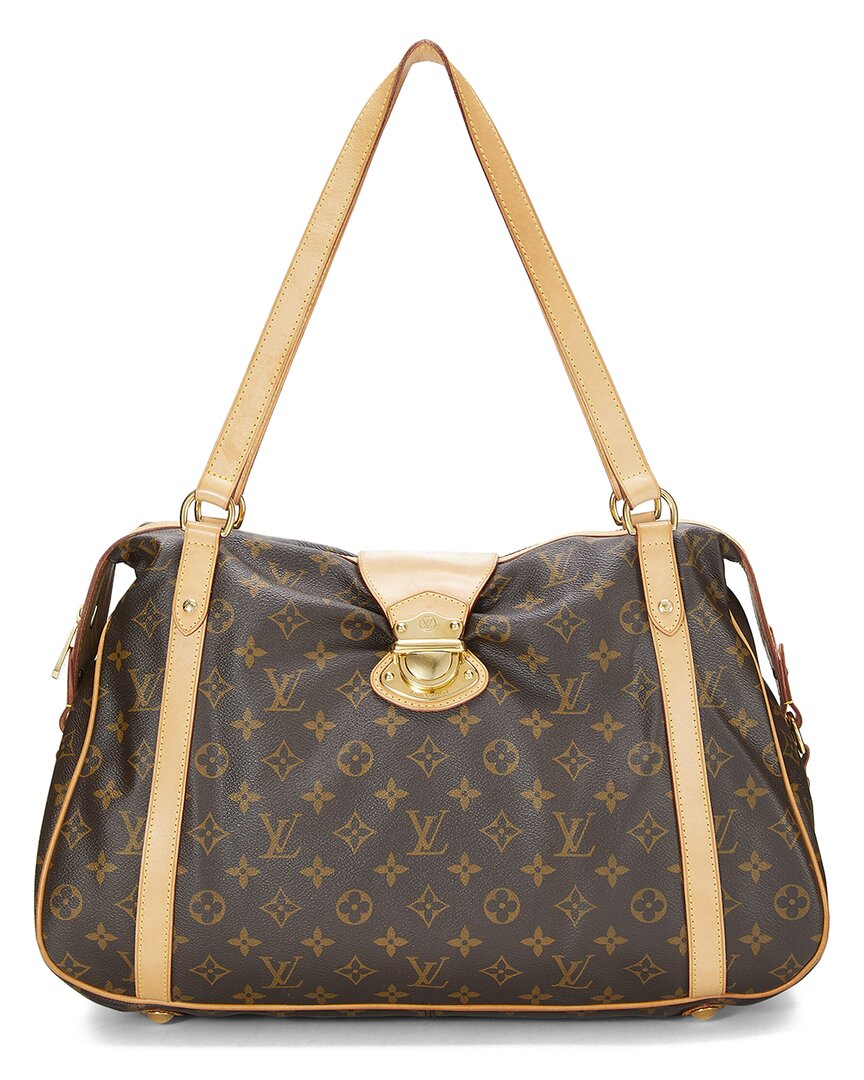 Louis Vuitton Louis Vuitton Brown Monogram Coated Canvas Stresa Gm (Authentic Pre-Loved)