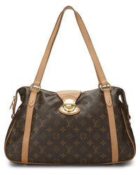 Louis Vuitton Louis Vuitton Brown Monogram Coated Canvas Stresa Pm (Authentic Pre-Loved)