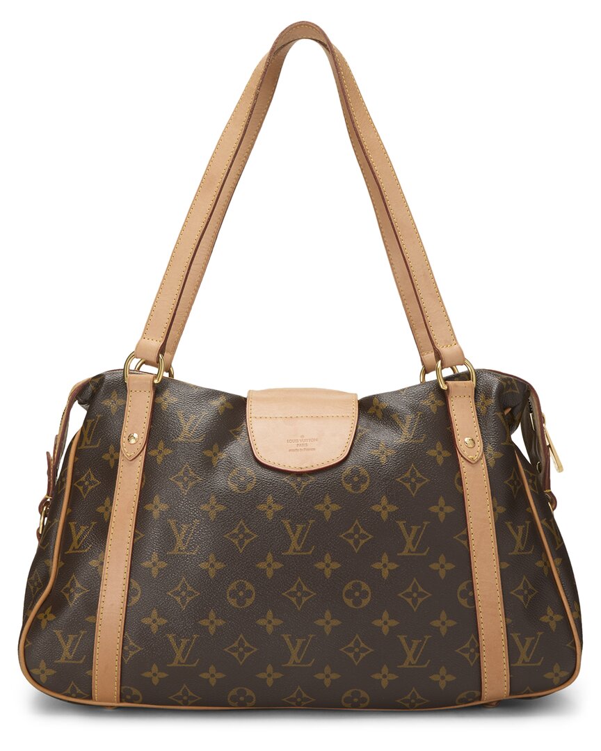 Louis Vuitton Louis Vuitton Brown Monogram Coated Canvas Stresa Pm (Authentic Pre-Loved)