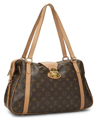 Louis Vuitton Louis Vuitton Brown Monogram Coated Canvas Stresa Pm (Authentic Pre-Loved)