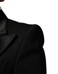 Dolce & Gabbana Dolce & Gabbana Black Wool Single Breasted Blazer Women's Jacket