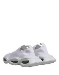 Dolce & Gabbana White Slip On Wave Low Top Sneakers Women's Shoes
