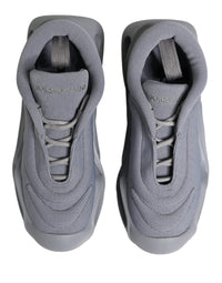 Dolce & Gabbana Gray Slip On Wave Low Top Women's Sneakers