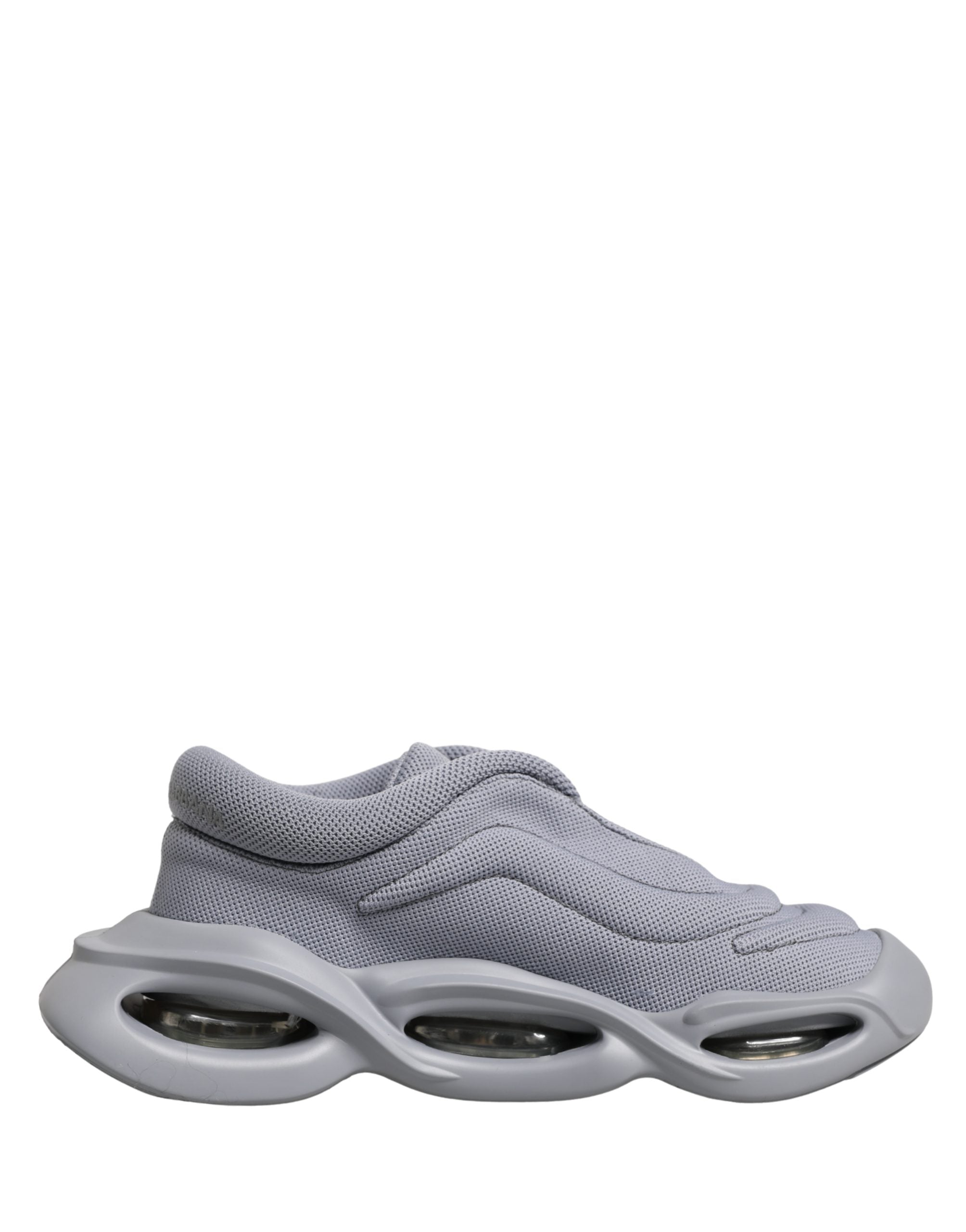 Dolce & Gabbana Gray Slip On Wave Low Top Women's Sneakers