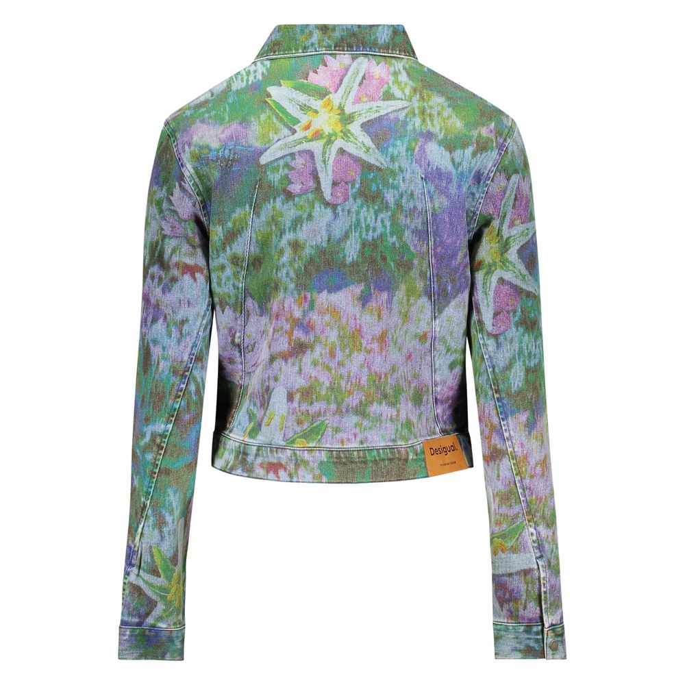Desigual Desigual Blu Cotton Woman Women's Jacket