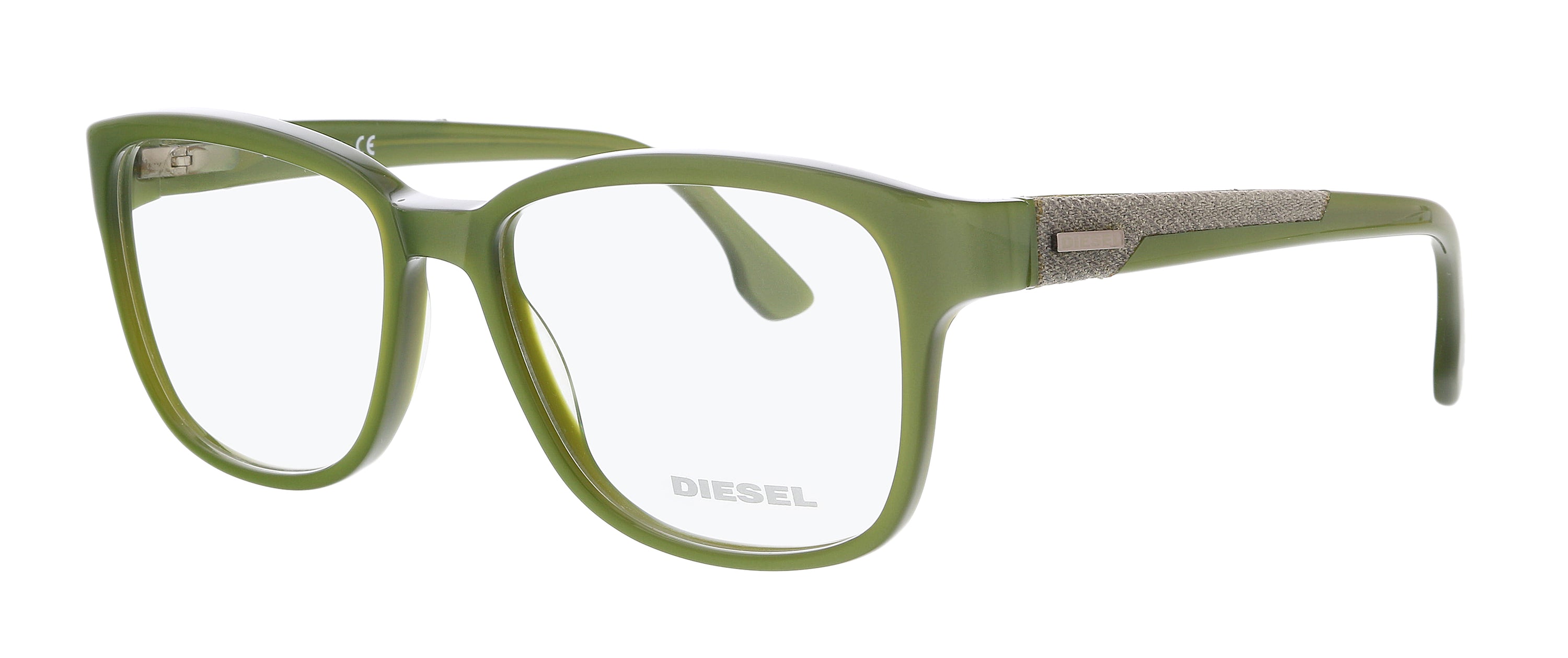 Diesel Shiny Dark Green Square DL5032 Eyeglasses