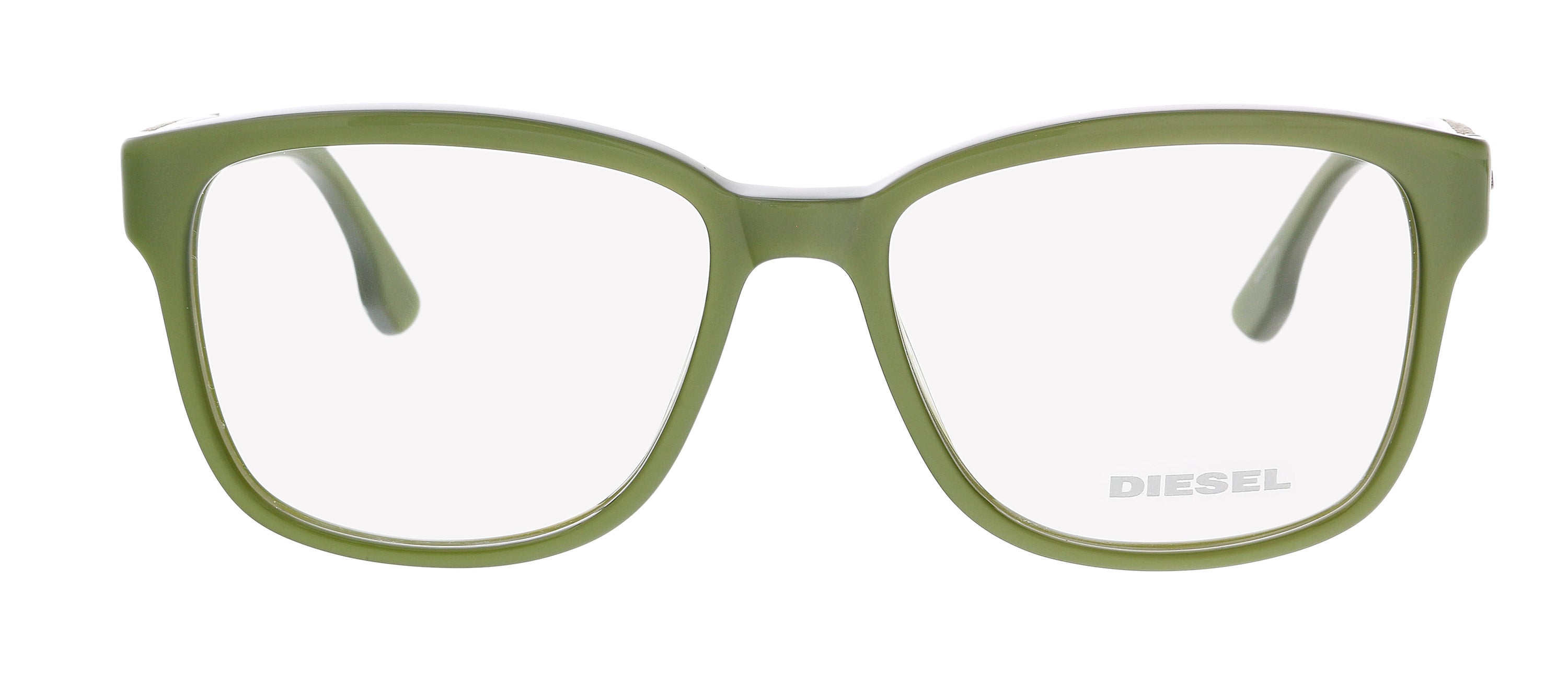 Diesel Shiny Dark Green Square DL5032 Eyeglasses