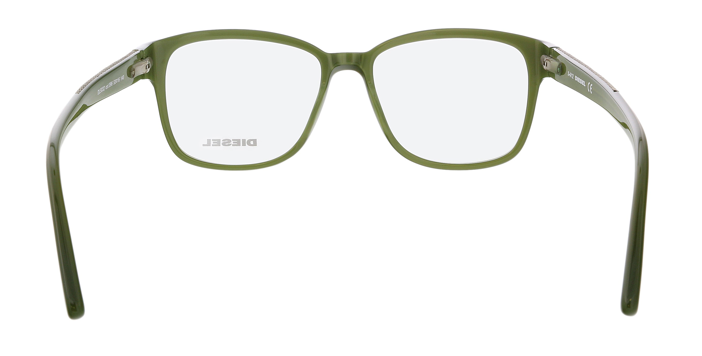 Diesel Shiny Dark Green Square DL5032 Eyeglasses