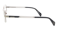 Diesel Shiny Palladium Rectanglular DL5109 Eyeglasses