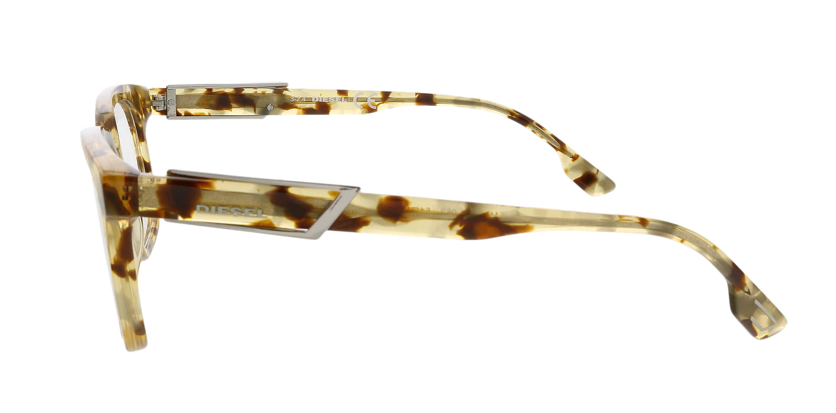Diesel Blonde Havana Square DL5111 Eyeglasses