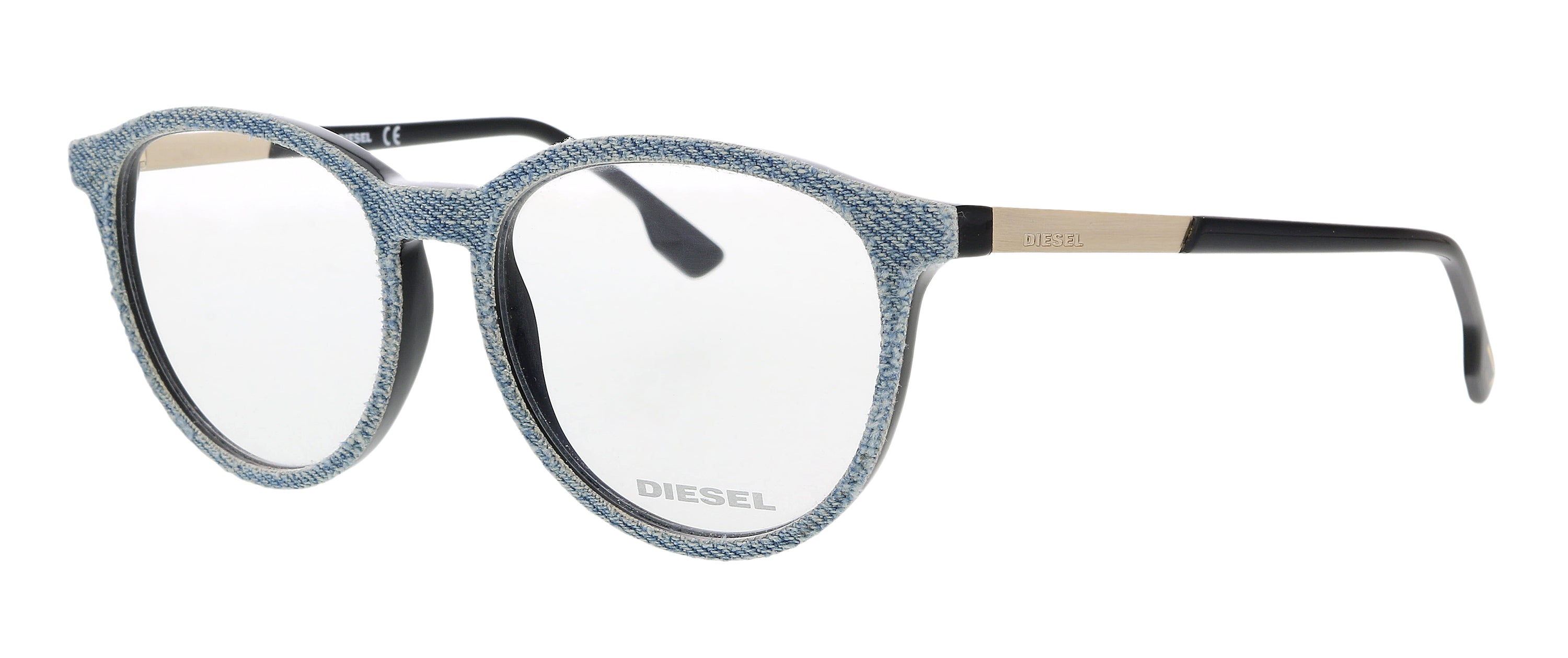 Diesel Denim/Black Round DL5117 Eyeglasses
