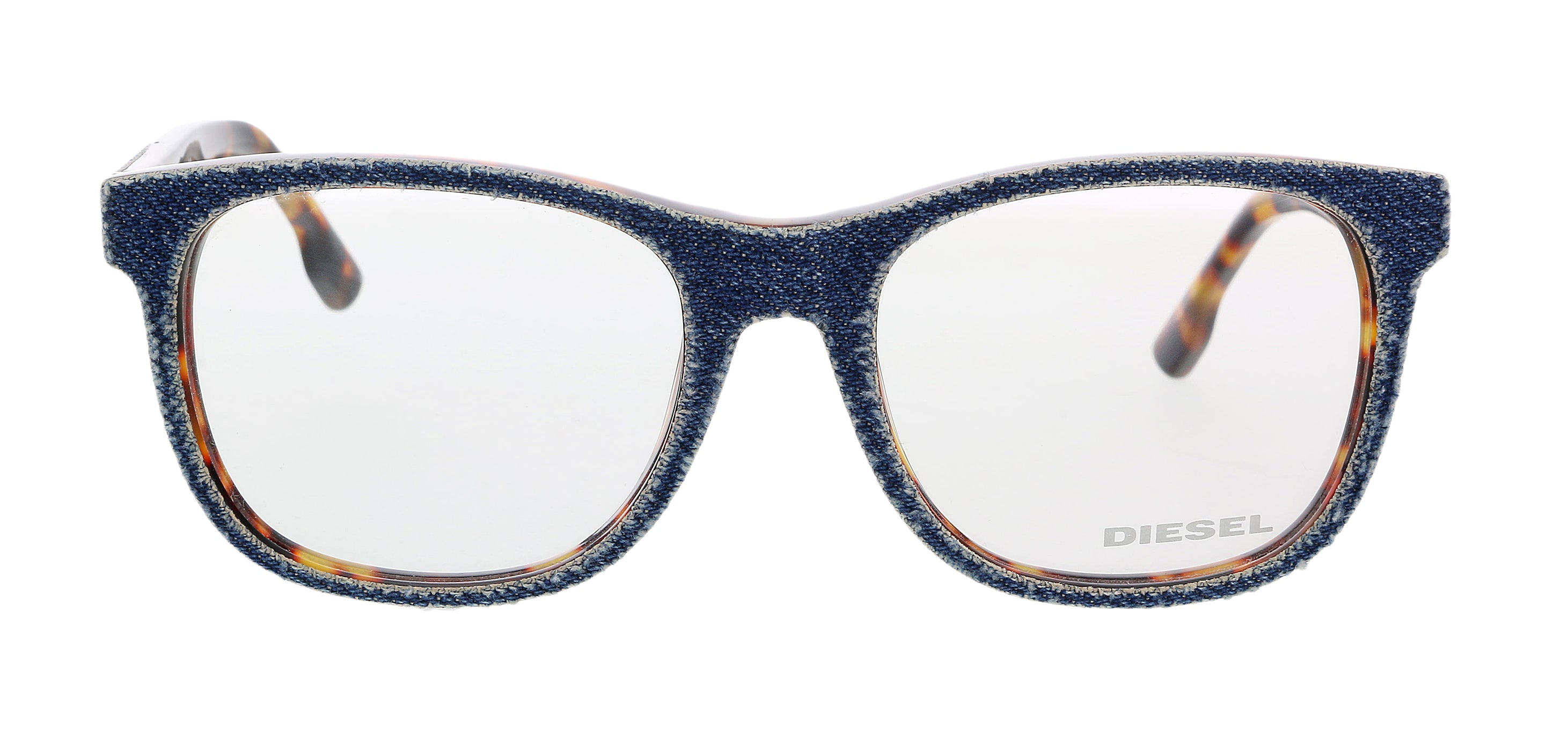 Diesel Denim/Blonde Havana Square DL5124 Eyeglasses
