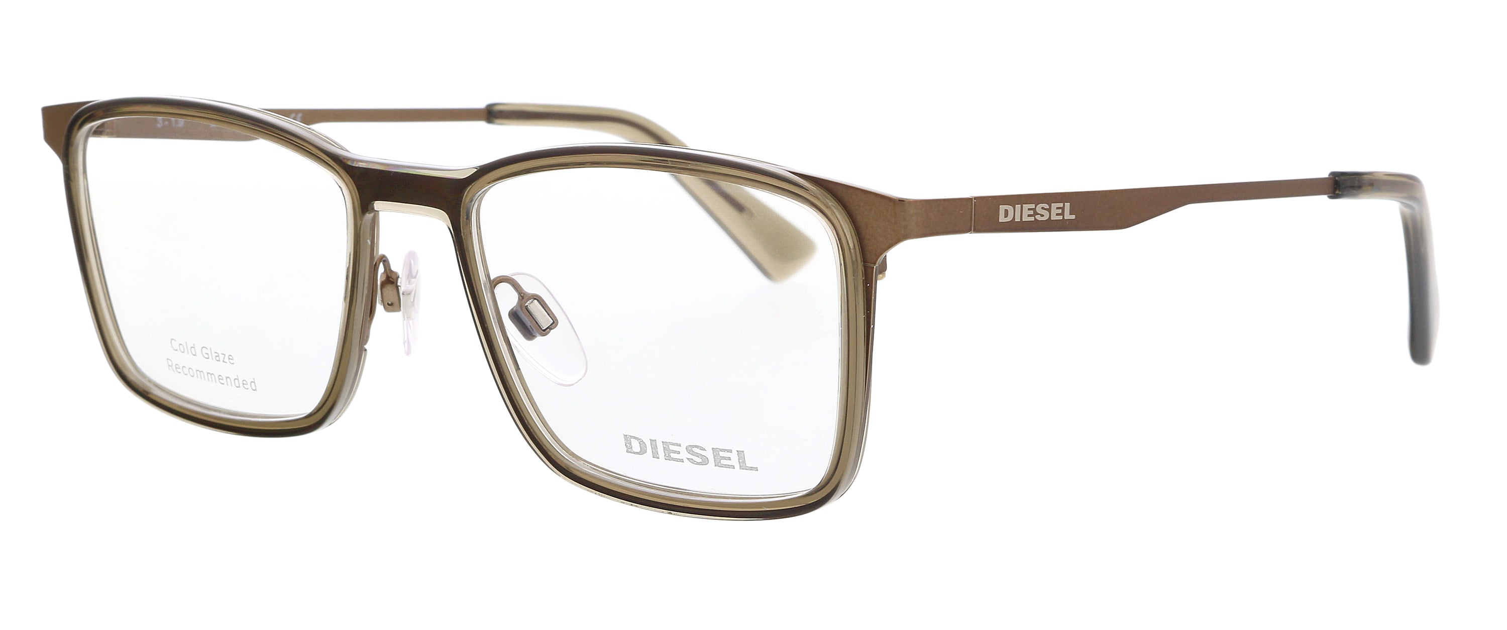 Diesel Bronze Rectangular DL5299 Eyeglasses