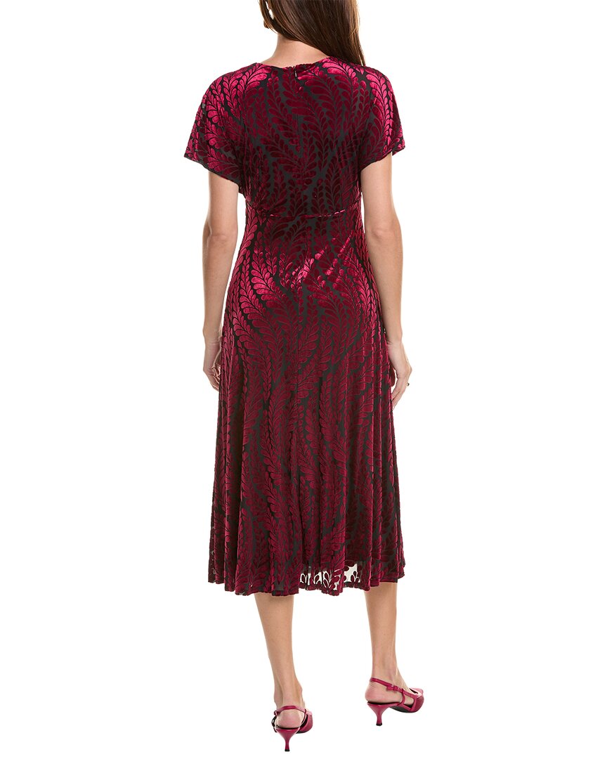 Taylor Velvet Burnout Midi Dress
