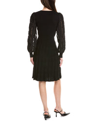 Nanette Nanette Lepore Chiffon Sleeve Sweaterdress