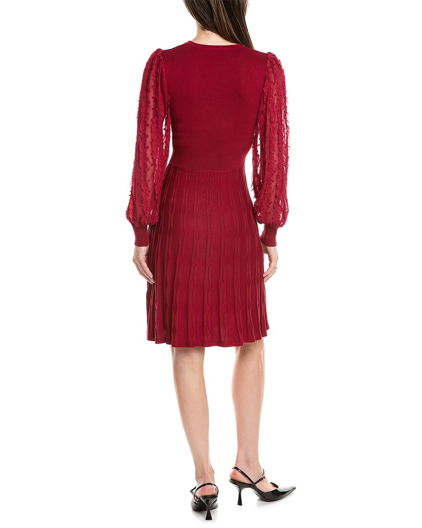 Nanette Nanette Lepore Chiffon Sleeve Sweaterdress