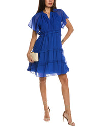 Nanette Nanette Lepore Clipped Dot Mini Dress