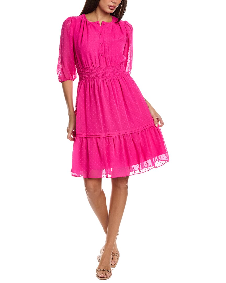 Nanette Nanette Lepore Clipped Dot Mini Dress