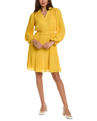 Nanette Nanette Lepore Accordion Pleated Shirtdress
