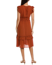 Nanette Nanette Lepore Ruffle Midi Dress