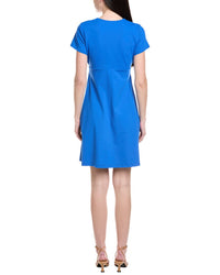 Susana Monaco V-Neck A-Line Mini Dress